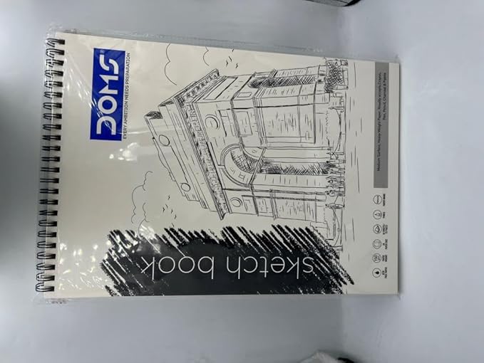 دفتر رسم دُومز وايرو 72 صفحة، حجم A5 - عبوة من 05